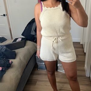 Universal threads crochet romper